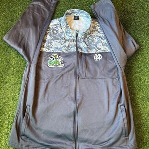 Colosseum Men's Grey and Blue Jacket